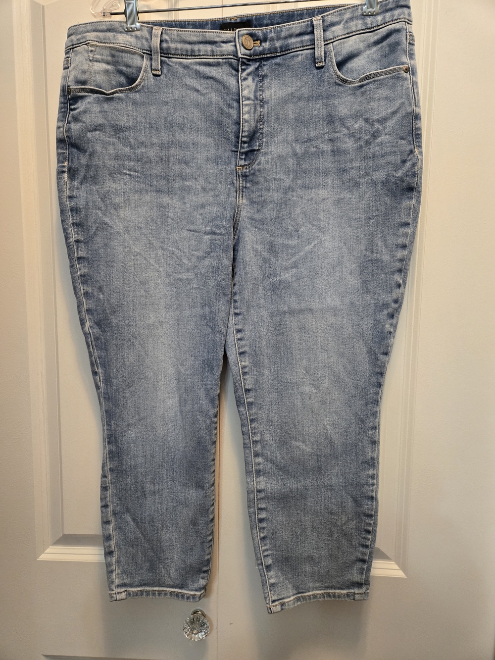 Talbots Light Blue Cropped Stretch Jeans